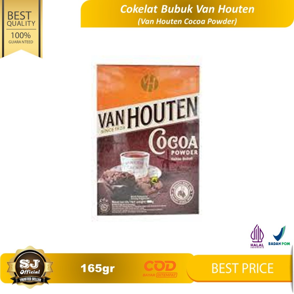 

VAN HOUTEN Cocoa Powder 165g / Coklat Bubuk VANHOUTEN Good Quality