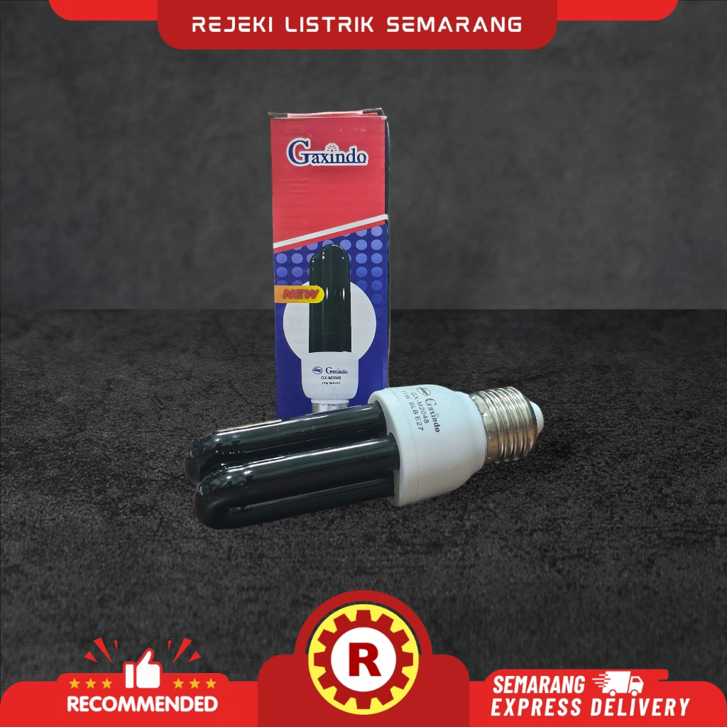 LAMPU TES UANG PALSU GAXINDO E27, LAMPU UV UANG
