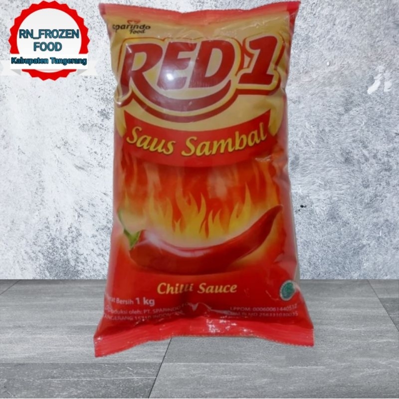 

RN_Frozen - RED1 Saus Sambal Cabe Berat Bersih isi 1 kg Ready