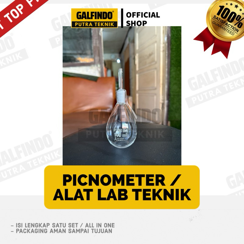 galfindo botol picnometer alat lab teknik sipil original