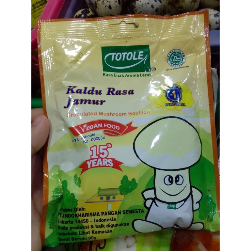 

Kaldu jamur totole 80gr