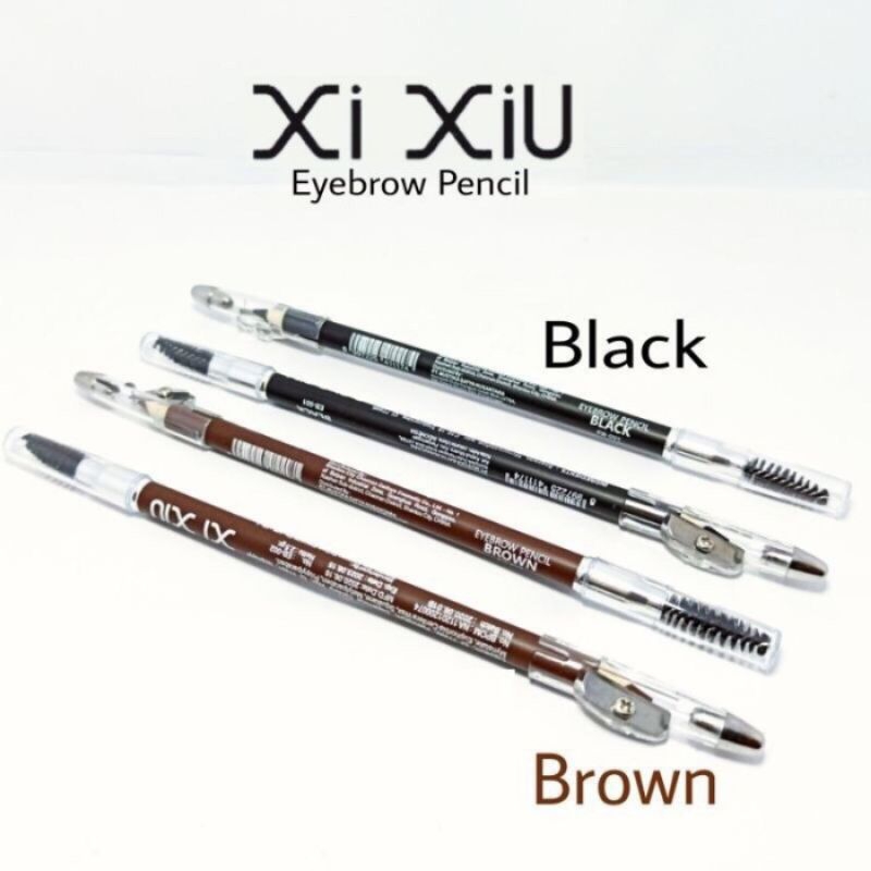 Xi Xiu Eyebrow Pencil Pensil Alis Rautan & Eyeliner
