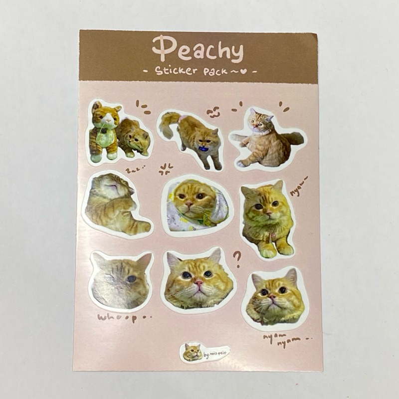 

PEACHY STICKER PACK
