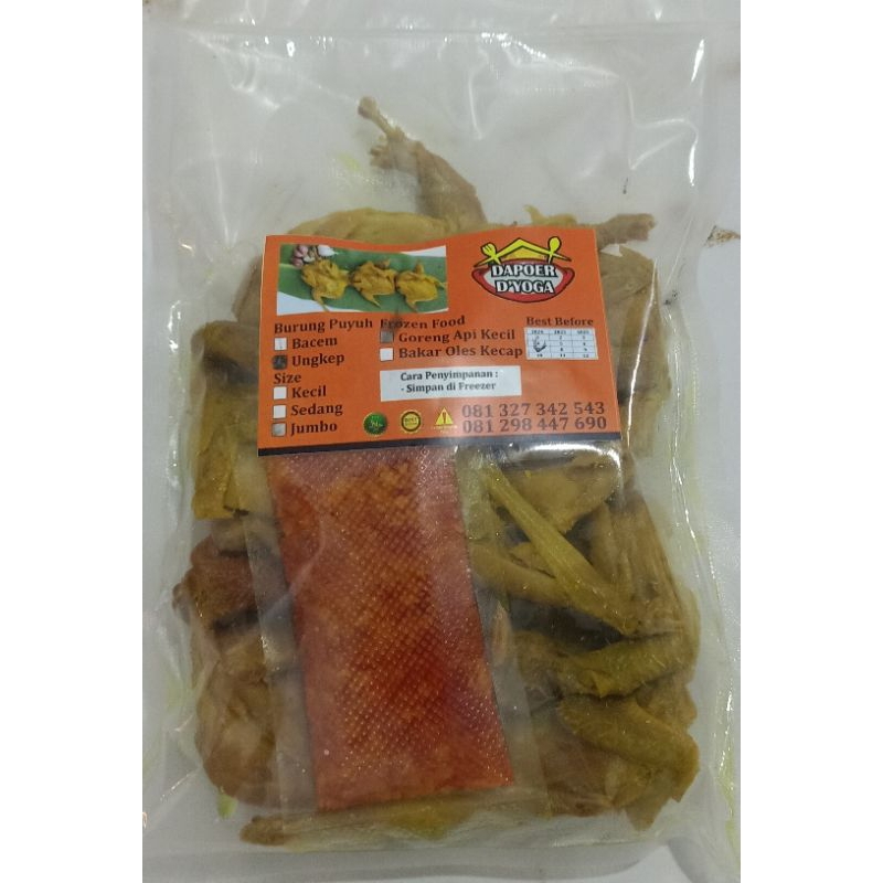 

4 Burung puyuh ungkep super jumbo