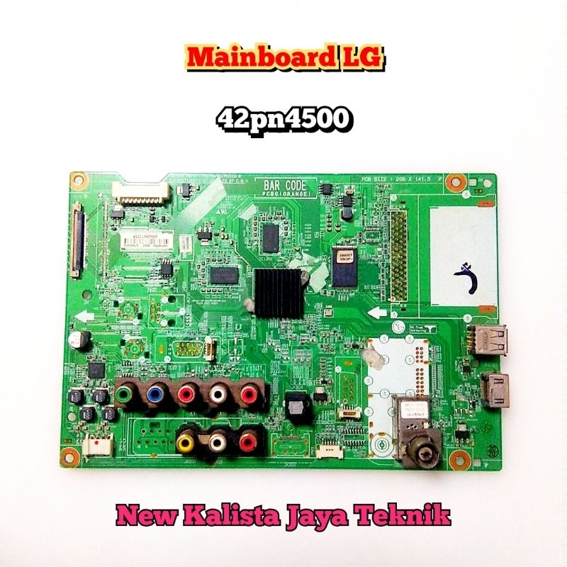 MAINBOARD TV LG 42PN4500 ORIGINAL EAX65071309 MB LG 42PN4500 MB 42PN4500 MOTHERBOARD TV 42PN4500 MES