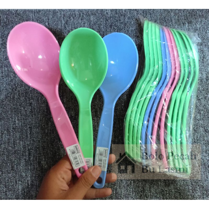 GROSIR 1 LUSIN 12 PCS Centong Nasi Plastik SANATA / Centong Nasi Murah / Entong Nasi Besar