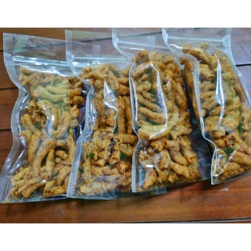 

Usus Crispy Termurah Enak Gurih Pedas Daun Jeruk 70gram