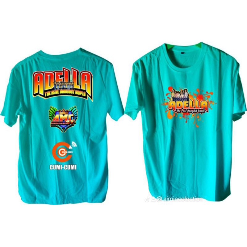 kaos Adella kren pria dan wanita