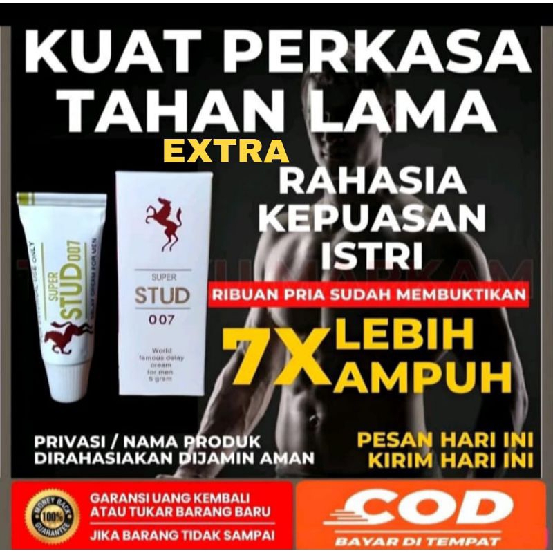 Super Stud 007 Original 100%ampuh pembesar alat vital pria permanen Obat herbal mengatasi Ejakulasi 