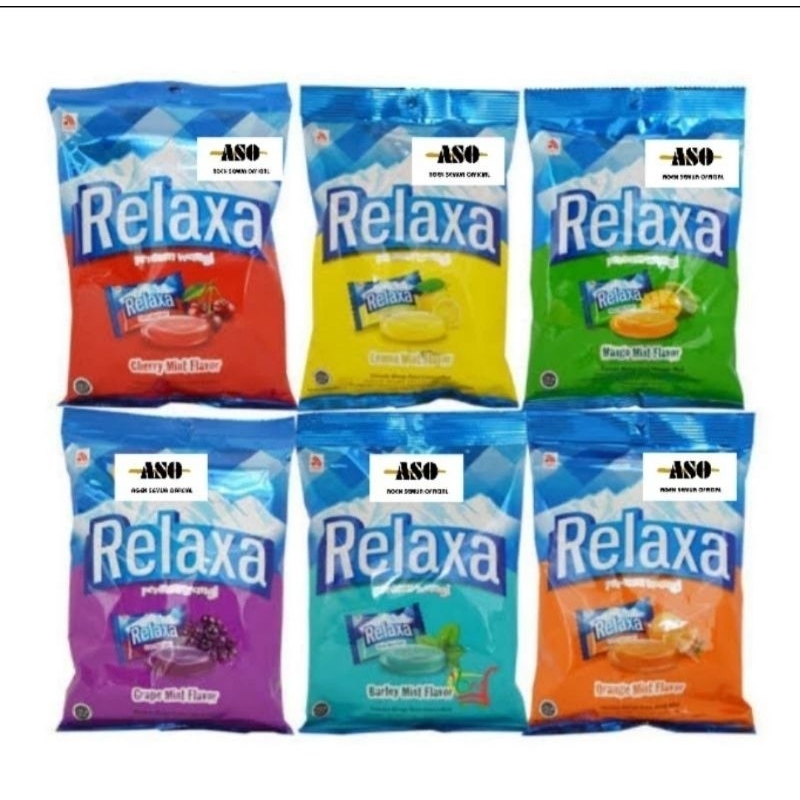 

permen RELAXA ALL VARIANT 125g ( ISI 50 ) PROMO !!!