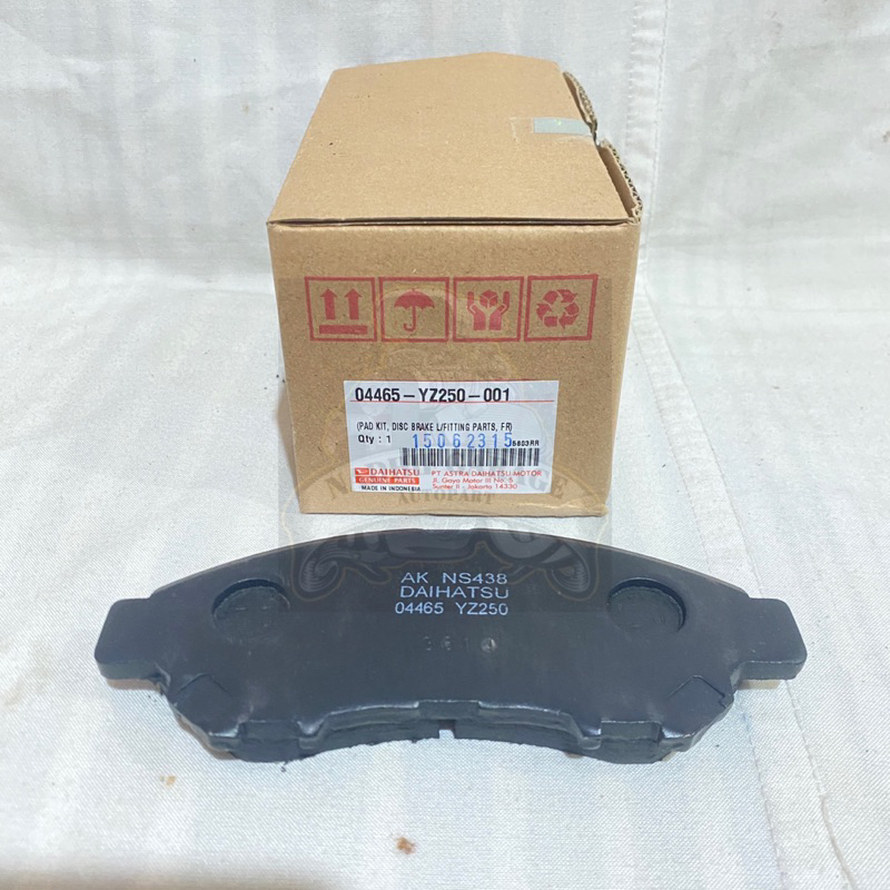 Kampas Rem Depan Daihatsu New Terios Rush Original Astra Daihatsu