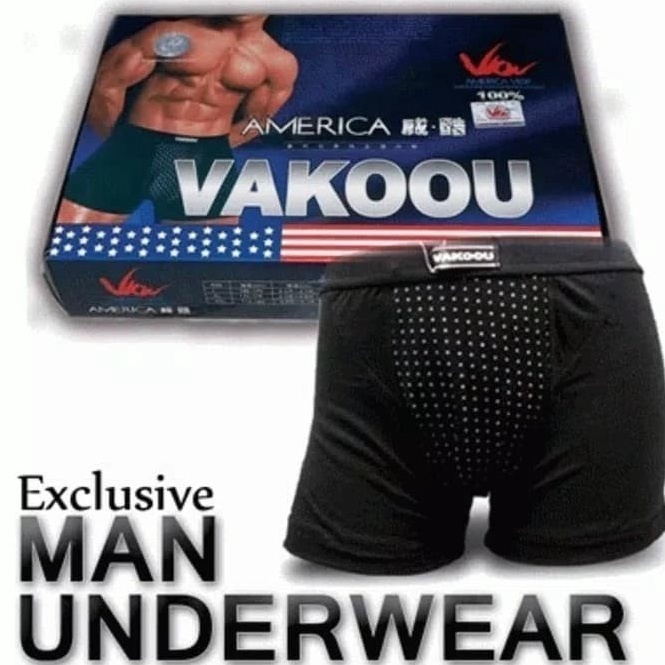 ORIGINAL VAKOOU USA CELANA DALAM MAGNET KESEHATAN PRIA VK VIANE  TANPA DUS GOOD QUALITY