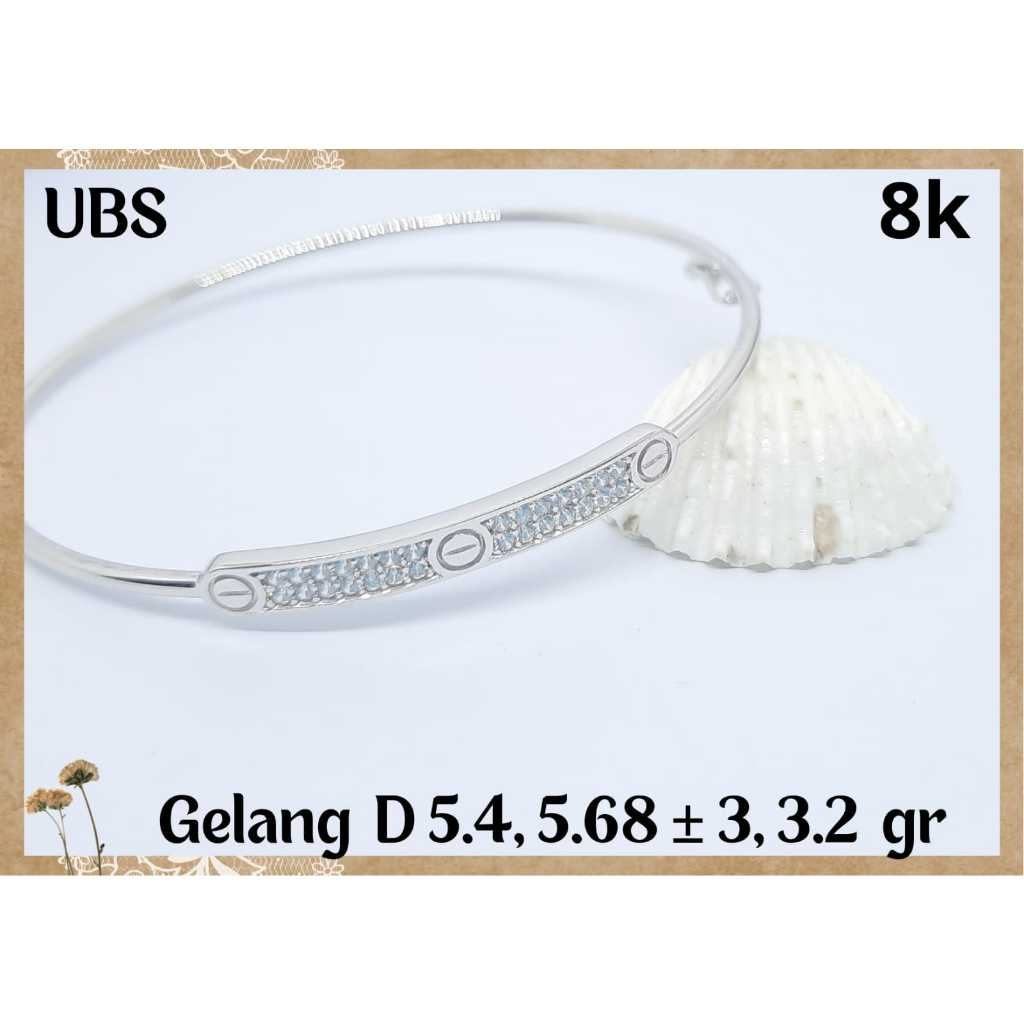 LMV Gelang Tangan Mata Emas Putih 375