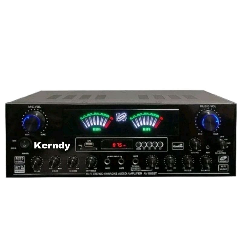 Amplifier Bluetooth Stereo Audio Channel 5.1 AV-888BT Karaok Home Theater AV888BT