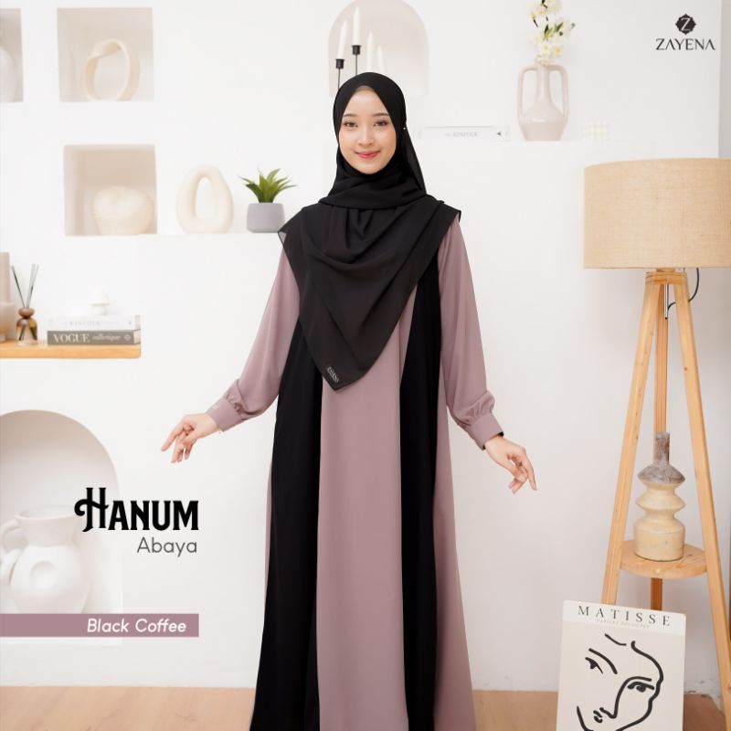 HANUM ABAYA by Zayena Indonesia/Gamis dewasa/Abaya/Fortaleza