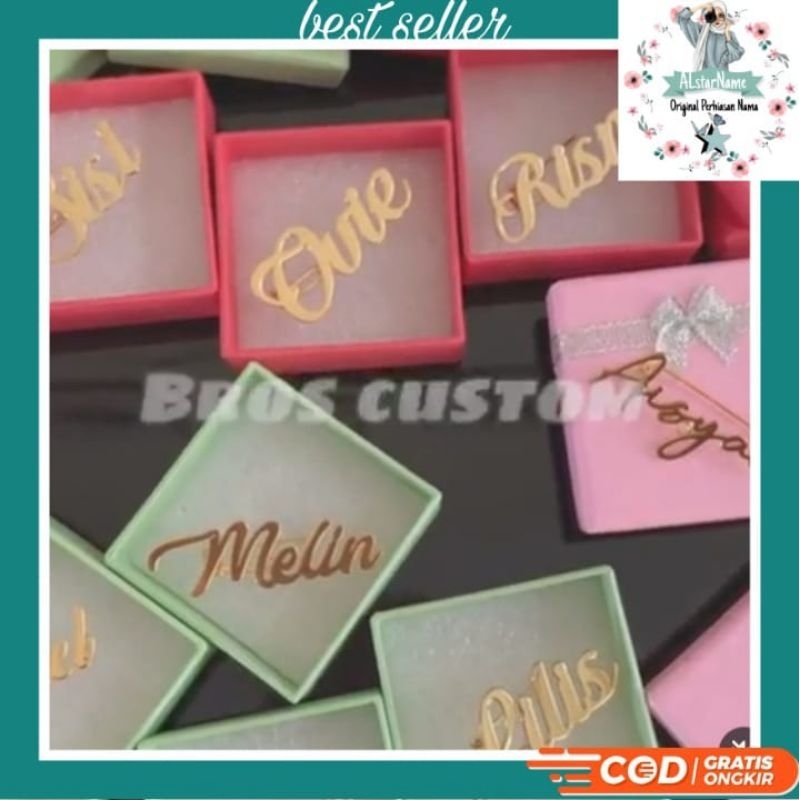 BROS CUSTOM NAMA MINI SIZE || BROS HIJAB NAMA AWET || BROS KW DISNEY×BUTTON/BROS DISNEY×BUTTON KW/BR