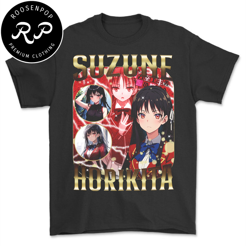Suzune Horikita Classroom Elite Anime Baju Termurah Kaos Kaos Anime Baju Anime Kaos Standart Distro
