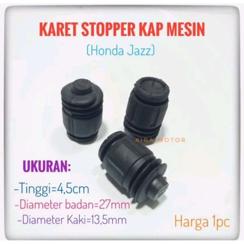 Karet Stopper Kap mesin Honda Jazz Karet Kap mesin Jazz Bantalan Kap mesin