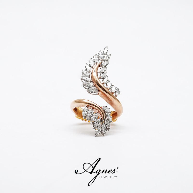 Agnes'Jewelry Cincin Berlian Maquis