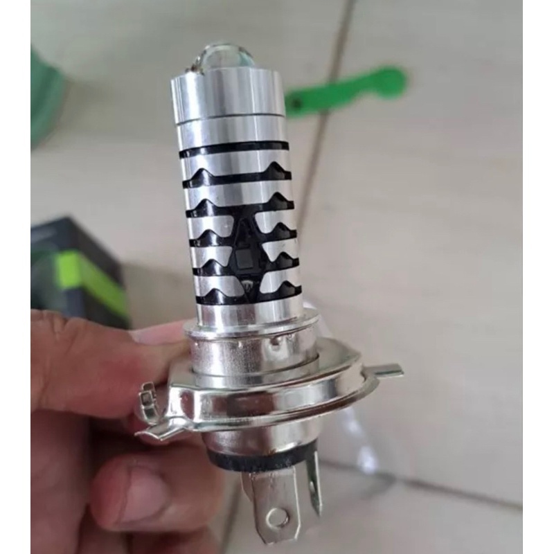 LAMPU LED MOTOR H4 LASER 2 WARNA PLUS DEVIL| LED H4 LASER MOTOR UNIVERSAL | BOHLAM LED H4 MOTOR HIGH