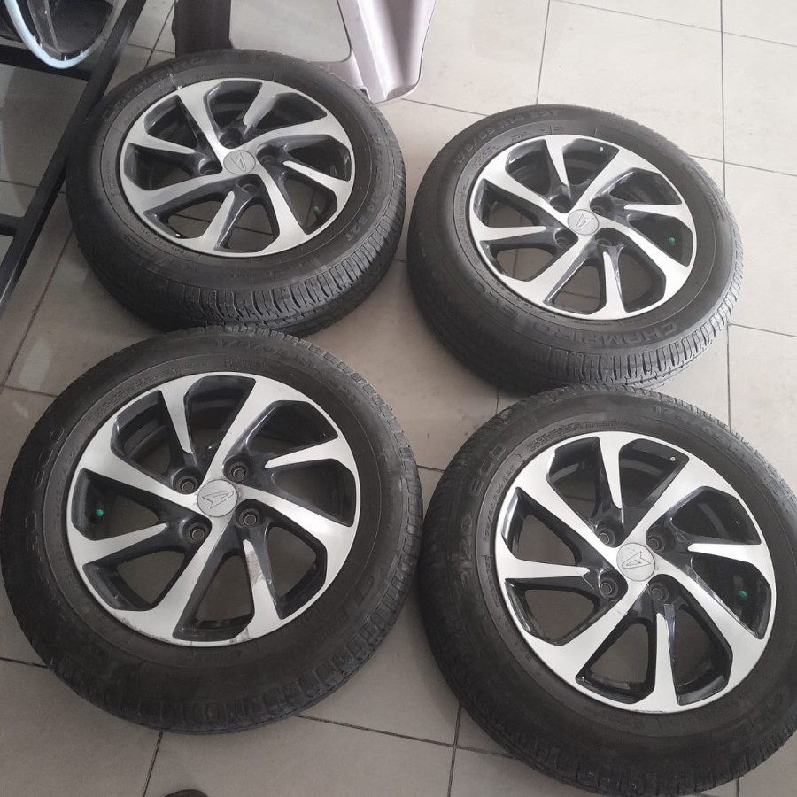 VELG MOBIL BEKAS R14 STD AYLA R14X5 4X100 ET45 BAN GT 175 65 R14