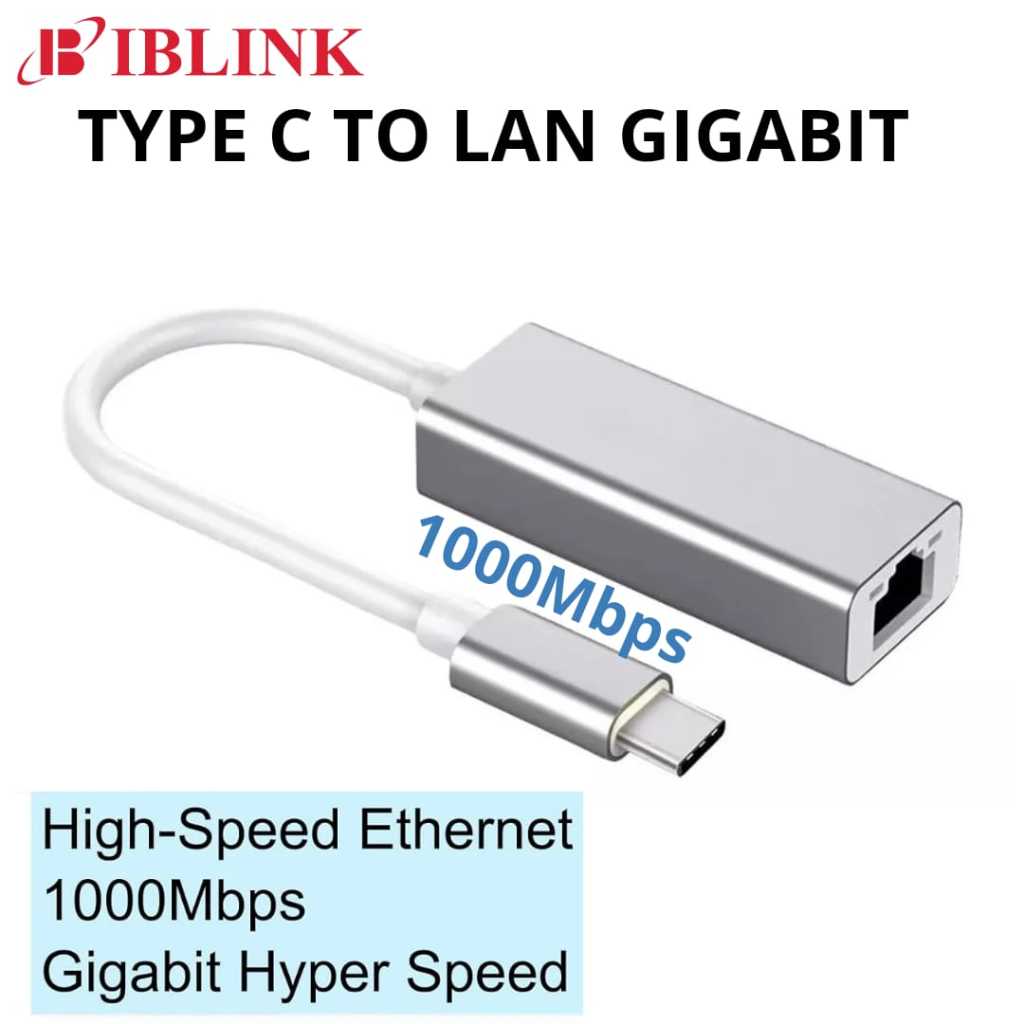 TYPE-C (USB C) To Lan RJ45 Gigabit converter/ TYPE-C ETHERNET GIGABIT /USB Hub Type C 3.1 Converter to Gigabit RJ45 LAN 1000 Mbps