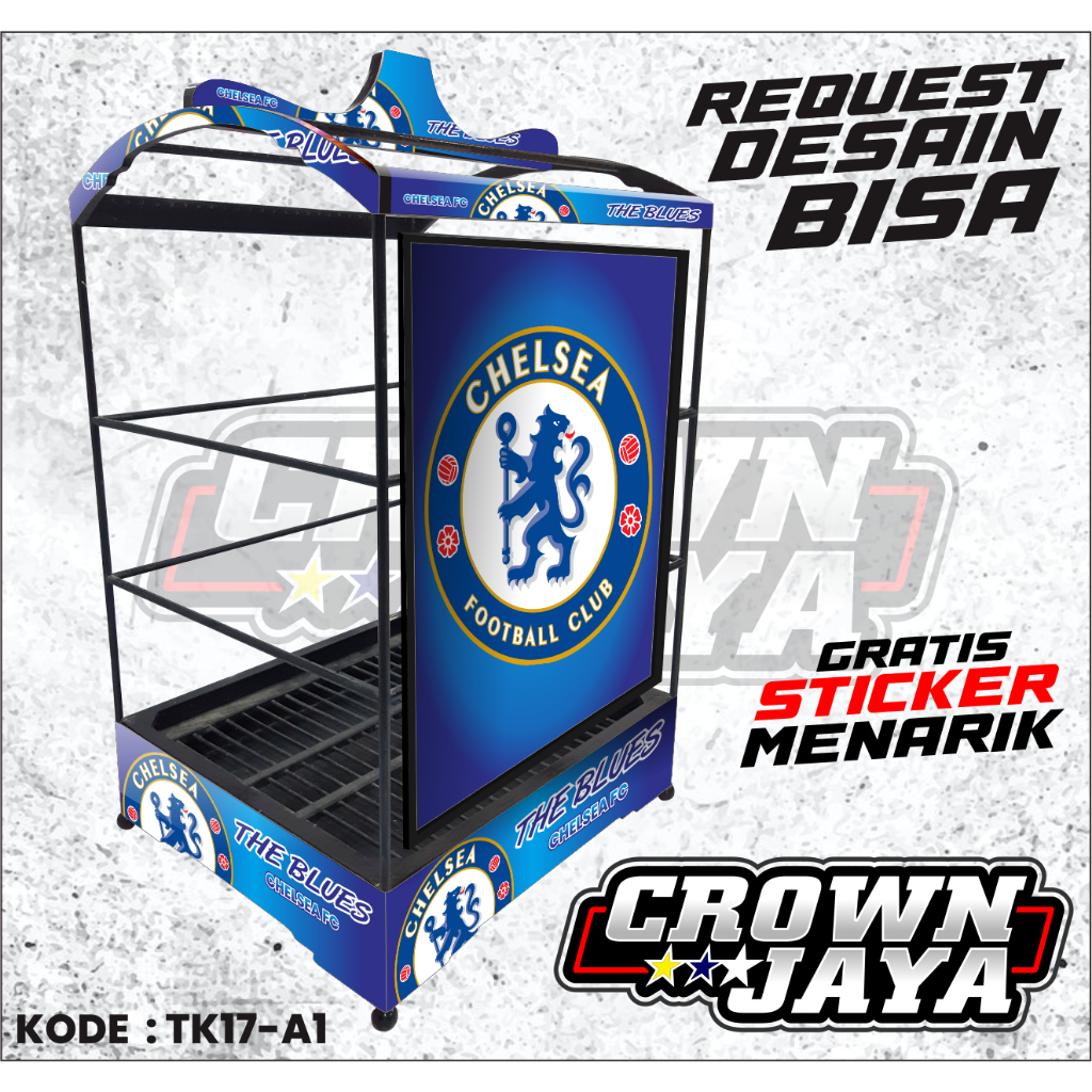 STICKER SANGKAR BURUNG / KANDANG KOTAK KENARI MOTIF BOLA - KODE TK