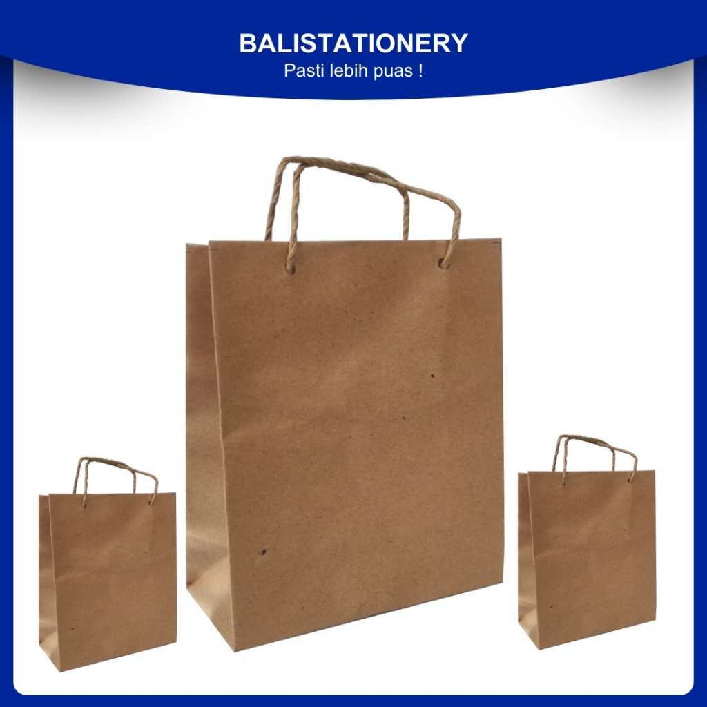 

Paper Bag Coklat / Paper Bag Coklat / Tas Belanja