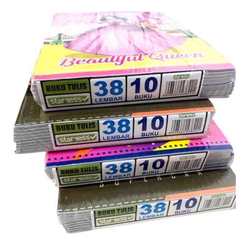 

Buku Tulis Star Yess 38 Lembar isi 1 pack (10pcs)