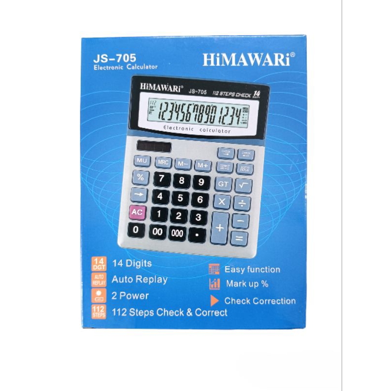 

Kalkulator Calculator Himawari 14Digit JS-705