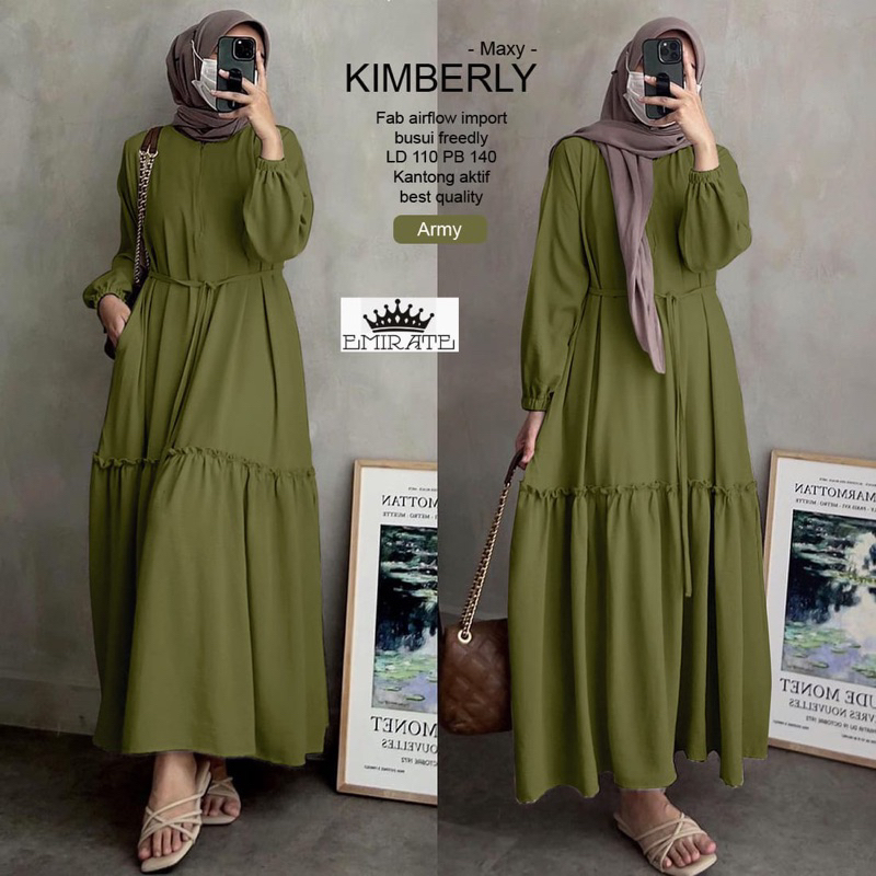 KIMBERLY GAMIS DRESS POLOS LD 110 PANJANG 140