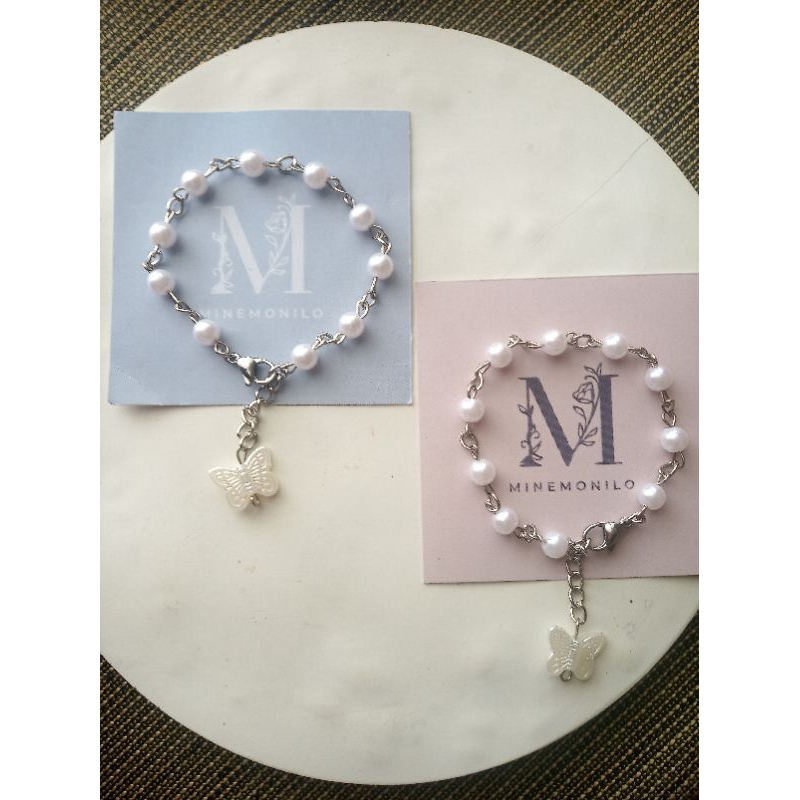 ATIKAH/ GELANG BESI MUTIARA / GELANG COUPLE / GELANG SAHABATAN / KADO UNTUK SAHABAT