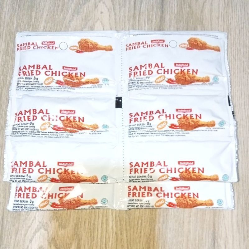 

sambal fried chicken 24pcs