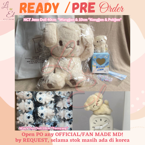 Baca deskripsi WayV Ten Doll 10cm TENNYANG & NCT Jeno Doll 40cm WANGJJEN, 10cm KONGJJEN POKJJEN Bone