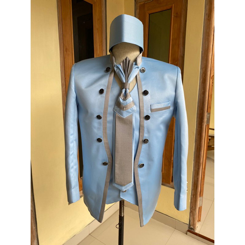 Jas Pengantin Nasional || Jas Pengantin || Jas Pengantin Nasional Babby Blue