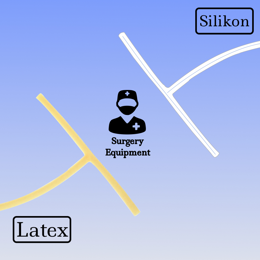 T-Tube Drainage Tube Disposable Latex & Silicone
