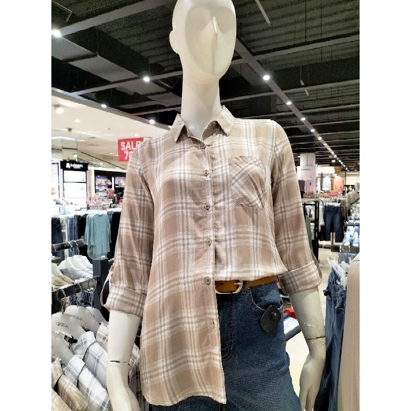 KEMEJA MOTIF KOTAK BY GEELA