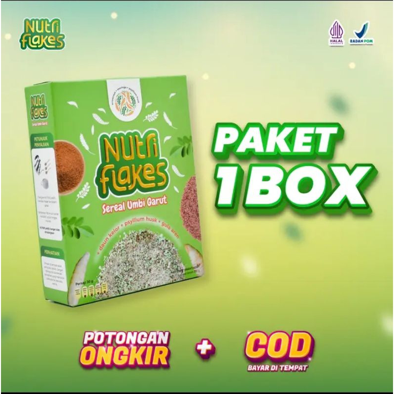 

Nutriflakes Minuman Herbal Serbuk Umbi Garut