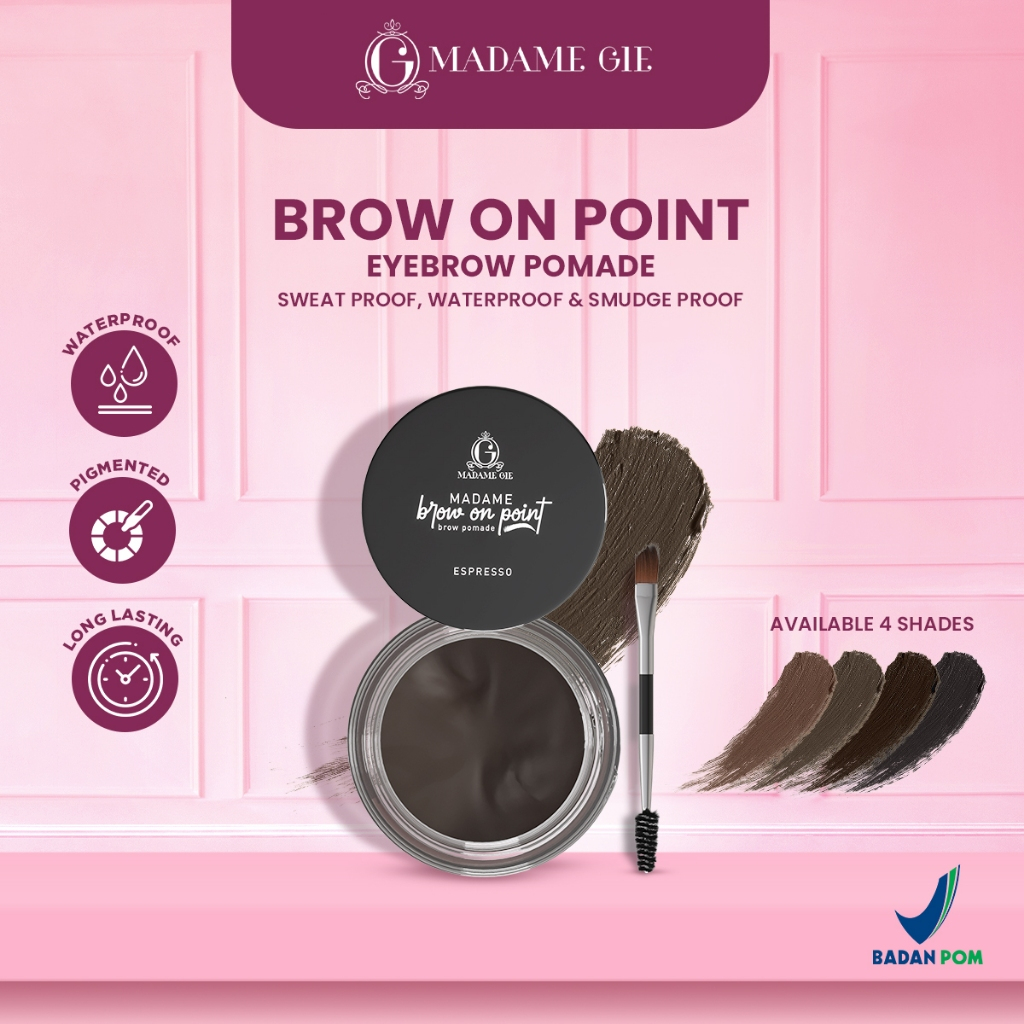 MADAME GIE Brow On Point Brow Pomade - Pensil Alis
