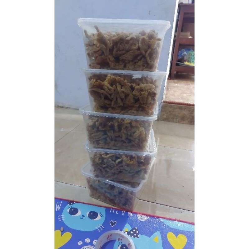 

jamur crispy kotak kemasan 500gram