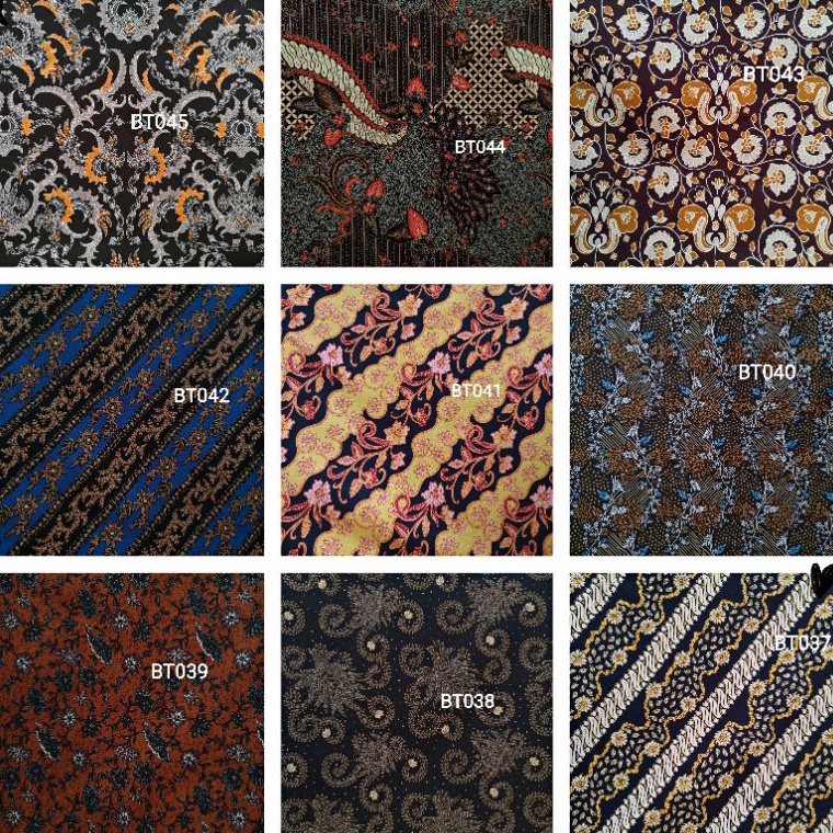 Swip up 5 motif kain batik printing halus lembut motif mewah harga per 5meter bahan batik happychild
