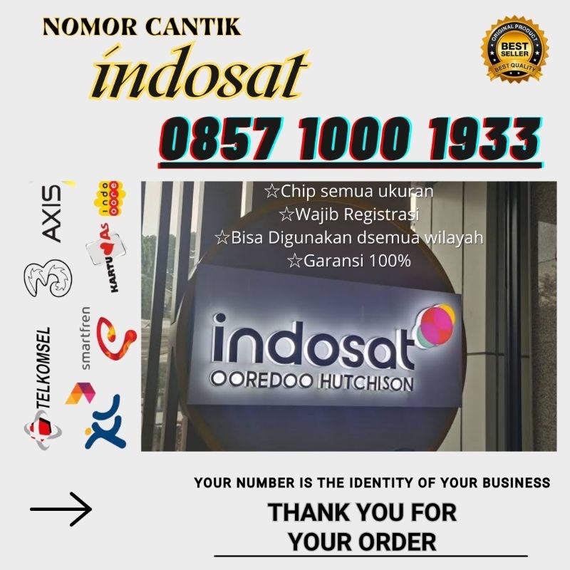 NOMOR CANTIK INDOSAT Im3 Tahun PERSIB 1933