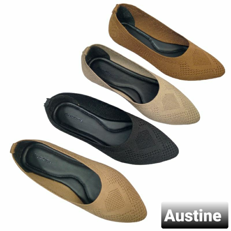 Sepatu Balet Rajut Wanita Lembut