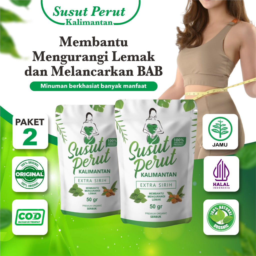 

Susut Perut Kalimantan Paket Hemat 2 pack