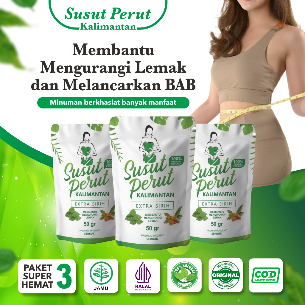 

Susut Perut Kalimantan paket lebih hemat 3 pack