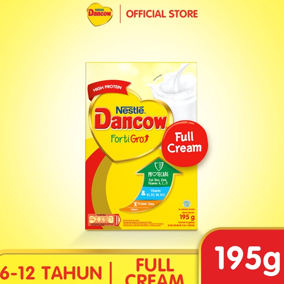 

PAKET LENGKAP DANCOW FortiGro Full Cream 195g