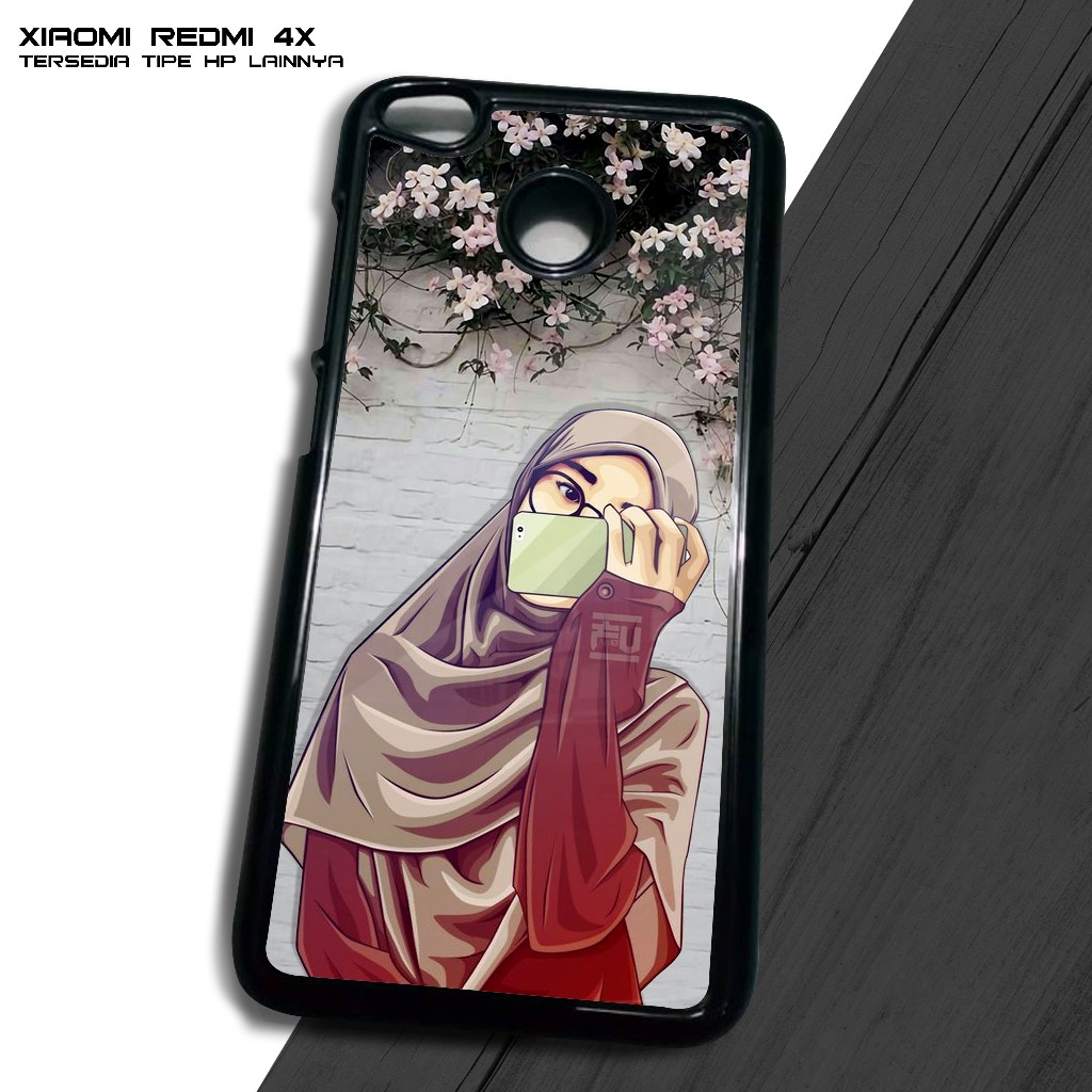 Case Xiaomi Redmi 4X - Casing Redmi 4X - ( HIJAB ) - Case 2D Glossy - Case Hp - Casing Hp - Softcase