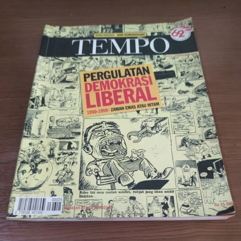 BEKAS ORIGINAL - Buku Majalah Tempo Edisi Khusus Hari Kemerdekaan 13-19 Agustus 2007 Pergulatan Demo