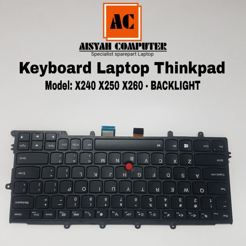Keyboard Laptop Thinkpad X240 X250 X260 - BACKLIGHT
