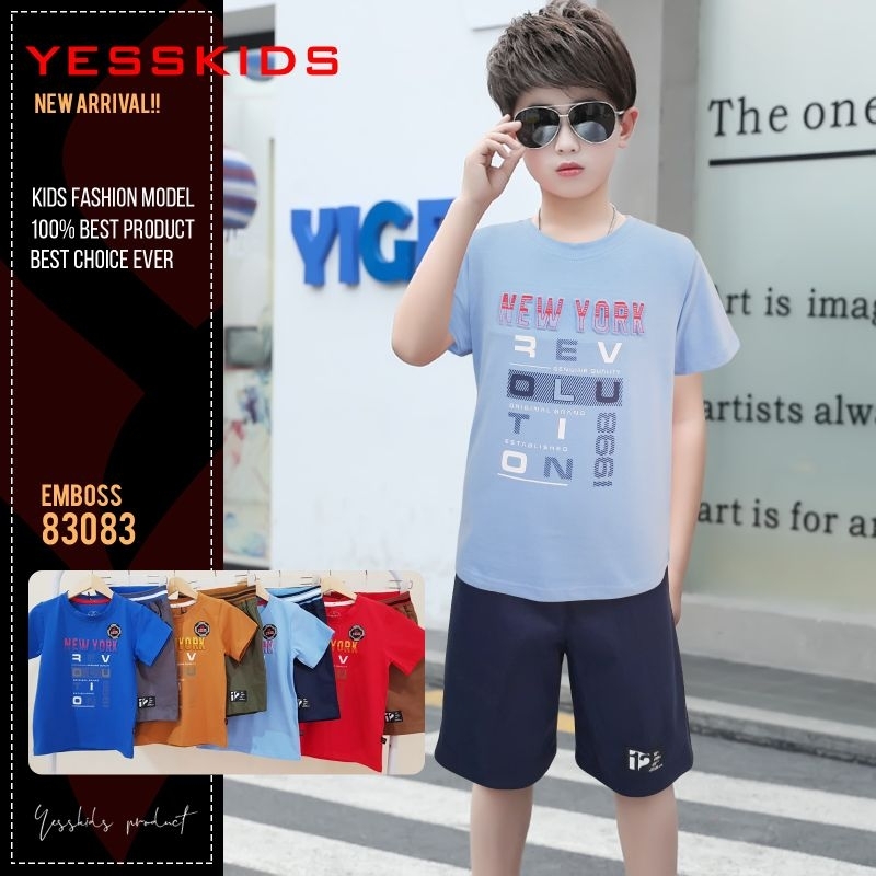 setelan yess kids anak cowok setelan premium anak